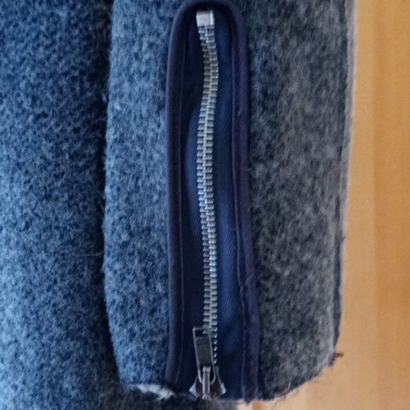 Pre-owned Diesel Long Button-up hooded wool jacket Size M - Picture 8 of 11